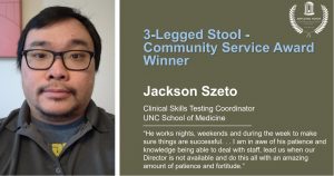 Award Citation for Jackson Szeto